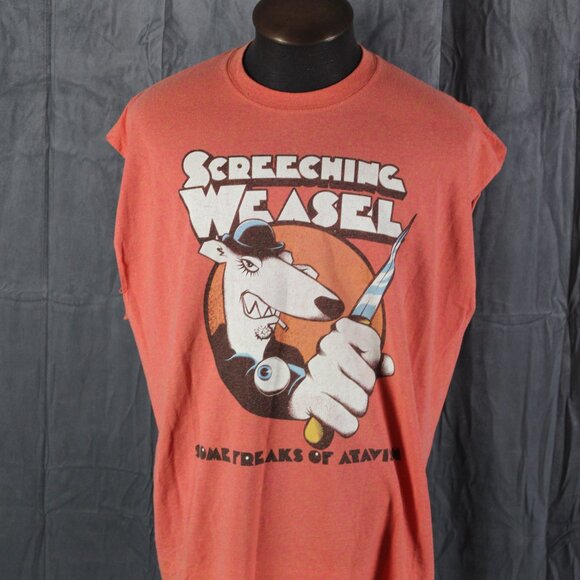 Punk Band Shirt - Screeching Weasel Some Freaks of Avatism - Men's 2xL - Picture 3 of 7